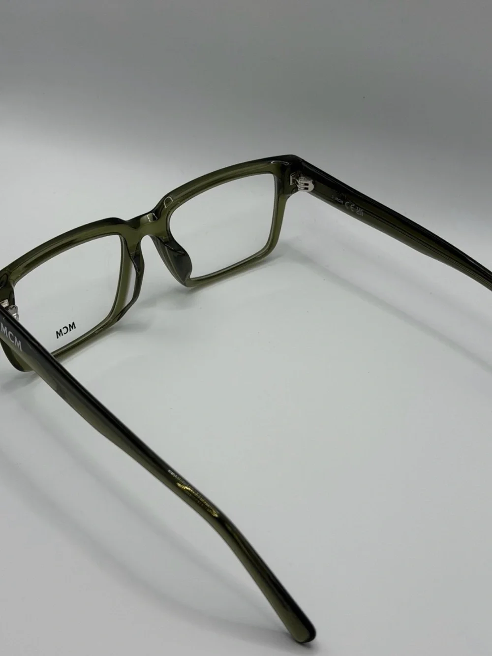 MCM MW5010D Olive Green Eyeglass Frames 54-19-145 New w/ Crossbody Case & Cloth